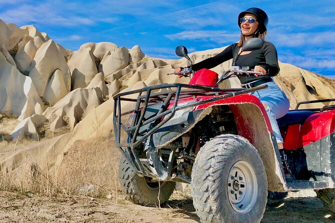 Atv Quadbike tour in Cappadocia Göreme - Red Valley Sunset Stop: The Moment the Ride Was Leading To