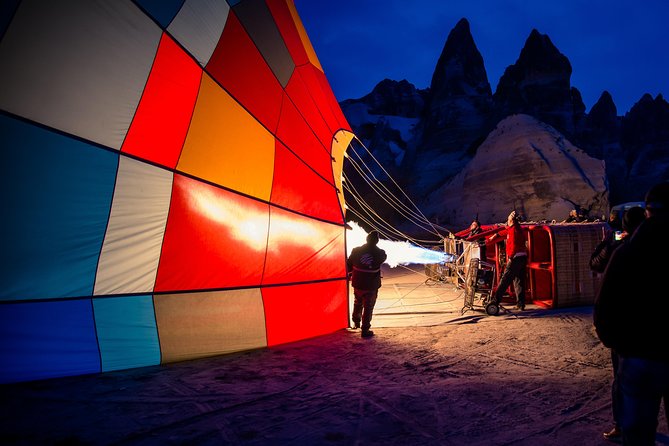 Balloon Flight include Private Cappadocia Tour - Uchisar Castle, Pigeon Valley pauses, and Goreme Panorama