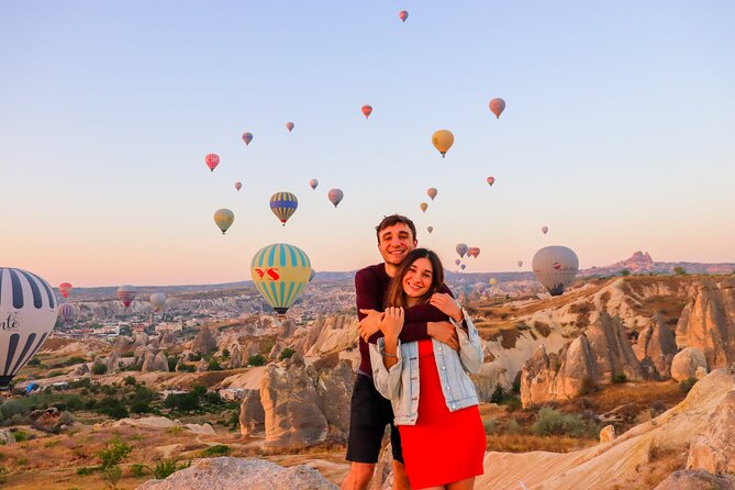 Balloons watching Tour w/ PickUp, Breakfast - Stop 1: Rose Valley launch viewing and the burner-glow photo moment