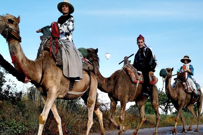 Camel Safari in Cappadocia - Red Valley and Rose Valley, seen from the best seat in Cappadocia