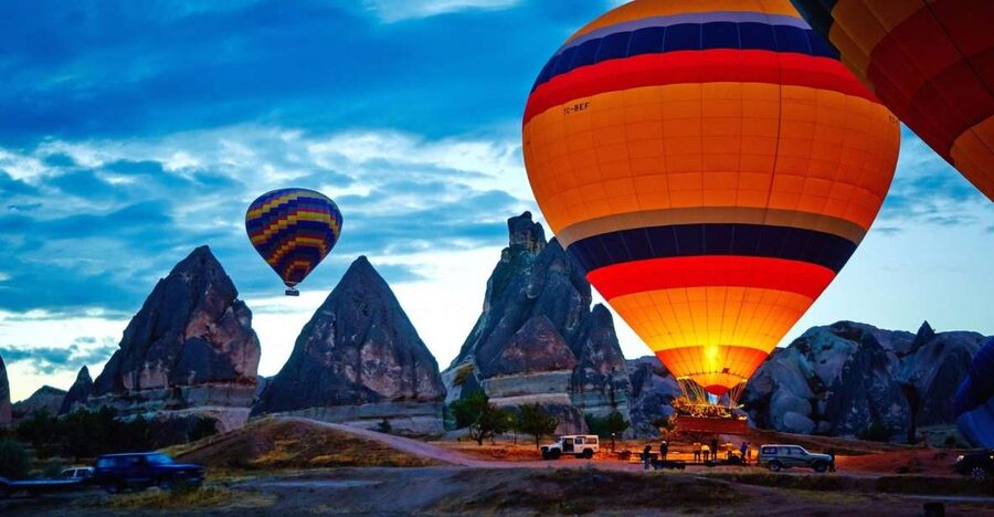 Cappadocia: 1 of 3 Valleys Hot Air Balloon Flight - The big idea: flying over a valley, not just riding above “Cappadocia”