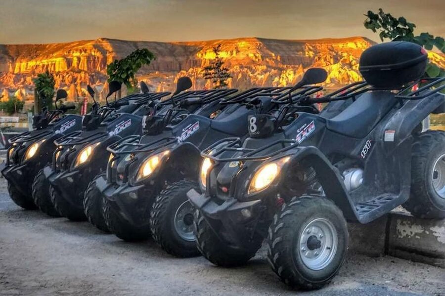 Cappadocia: Atv Quad Tour - Kılıç Valley fairy chimneys: sword-like rock views from the saddle