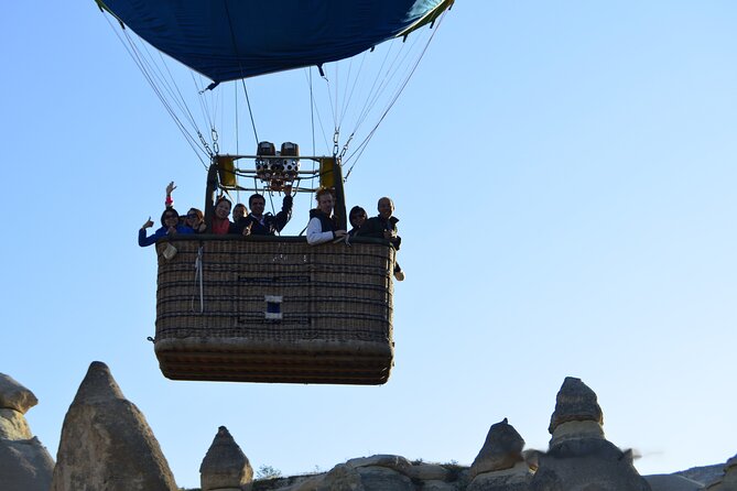 Cappadocia Balloon Ride with Breakfast, Champagne AT GOREME OVER - In the basket: pilot commentary, smooth handling, and group size