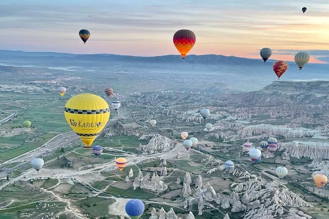 Cappadocia Balloon Tour (Goreme) - Rose Valley from above: why the colors look different from the air