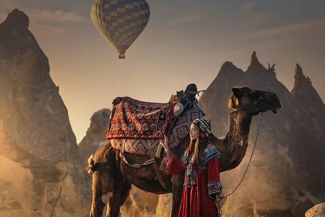 Cappadocia Camel Ride with Balloon View or at Sunset - Rose Valley Stop 1: Setting the pace on camelback