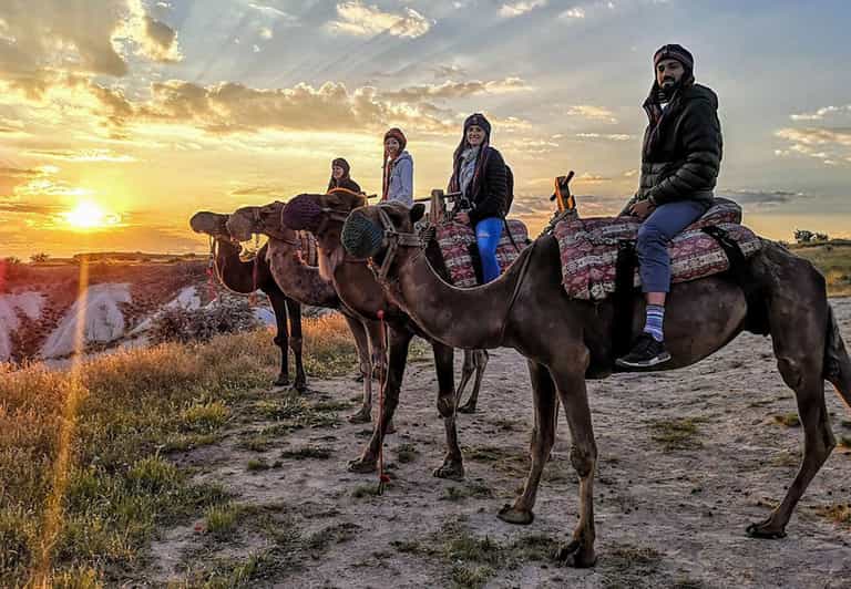 Cappadocia: Camel Safari - First contact in Ortahisar: pickup, safety briefing, then camel friends