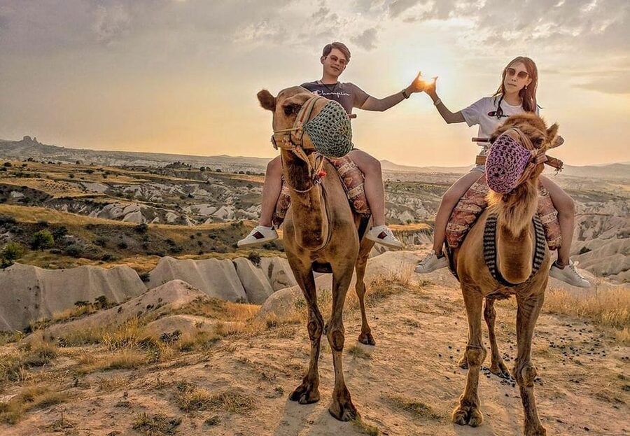 Cappadocia: Camel Safari - Goreme National Park photo stop, then your first riding segment
