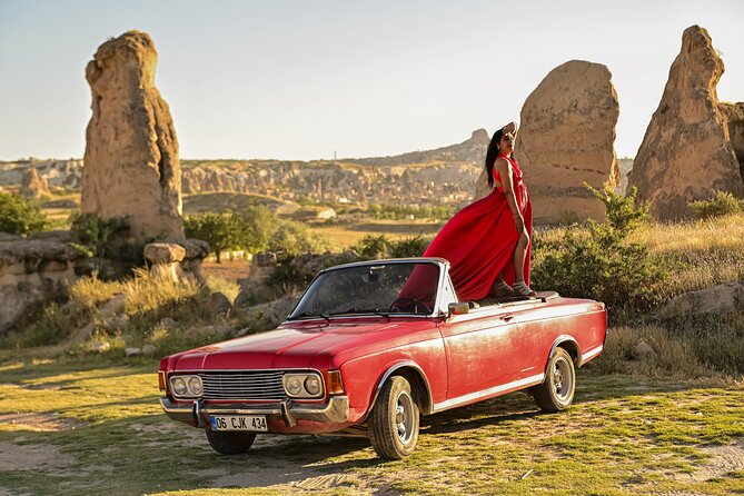Cappadocia Classic Car Sunset or sunrise - Stop 4: Love Valley for Classic Car, Balloons, and Sunshine (About 20 Minutes)