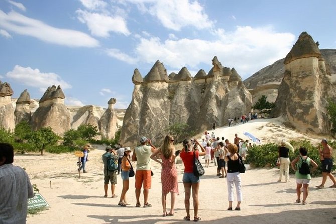 Cappadocia Daily Red Tour with Lunch - Paşabağ (Monks Valley): triple fairy chimneys and carved dwellings