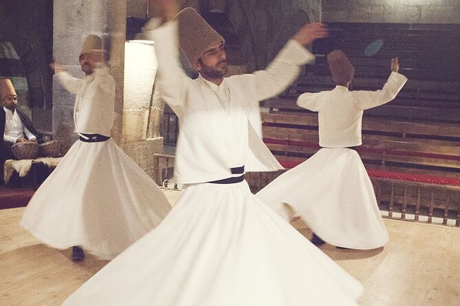 Cappadocia Dervishes Ceremony - Whirling dervishes inside Saruhan Caravanserai