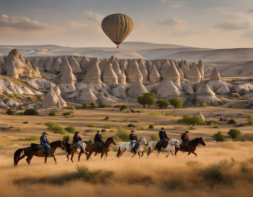 Cappadocia: Fascinating Horse Riding Tour in Unique Valleys - Photo stops at sunrise and sunset, including balloon backdrops