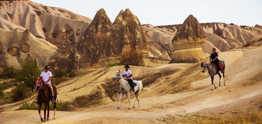 Cappadocia: Horse Riding Tour Sunset or Day Time with Pickup - Sword Valley first, from a vehicle-free starting point