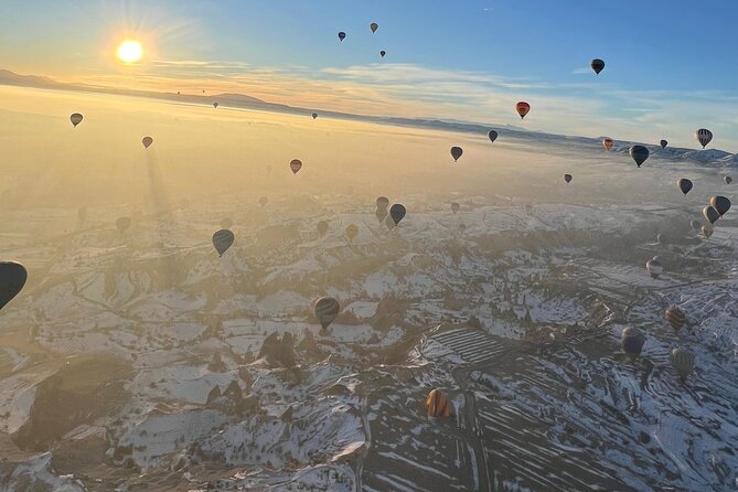 Cappadocia Hot Air Balloon Flight and Rainbow Balloons - Flying Close to Fairy Chimneys, Then Taking in Göreme From Above