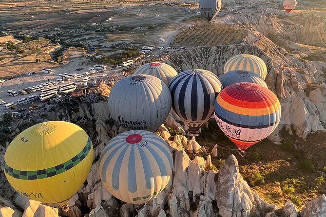 Cappadocia Hot Air Balloon Over Goreme Valley - The view you came for: Göreme Valley from sunrise height