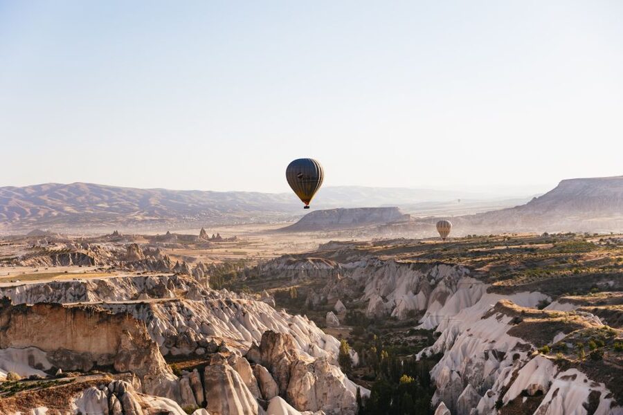 Cappadocia: Hot Air Balloon Trip in Goreme with Breakfast - Soaring over Göreme: fairy chimneys, valleys, and sunrise timing