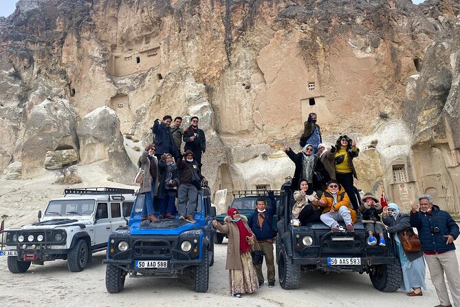 Cappadocia jeep safari(Private) - Love Valley: mushroom chimneys and a view toward Erciyes