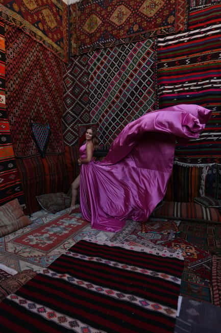 Cappadocia: Photo Shooting With Flying Dress & Carpet House - Carpet house photo set, dress rules, and what to wear