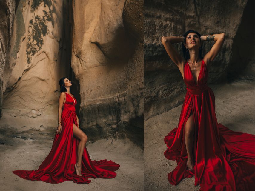 Cappadocia: Photo Shooting With Flying Dresses - Languages and Team Style You Can Count On