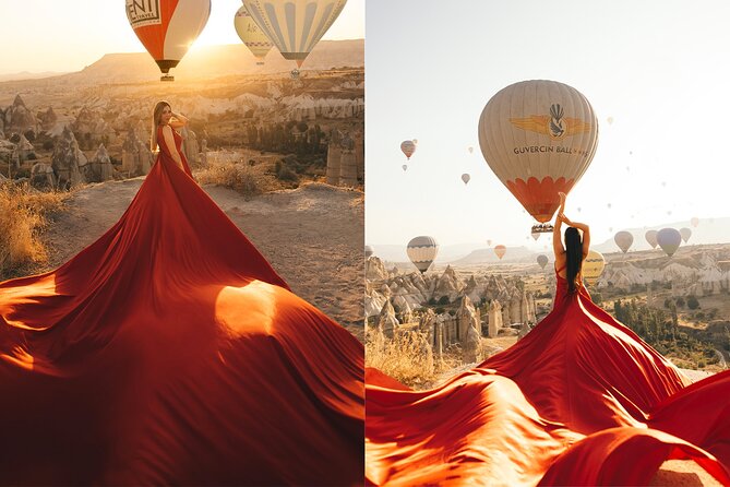 Cappadocia Photoshooting with Flying Dress - Key highlights at a glance
