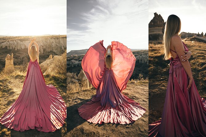 Cappadocia Photoshooting with Flying Dress - From balloon lift-off to golden hour: what the Love Valley chase really does