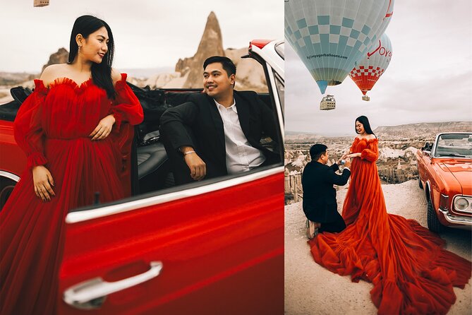 Cappadocia Photoshooting with Flying Dress - The natural cave stop: texture, contrast, and fewer sky-only shots
