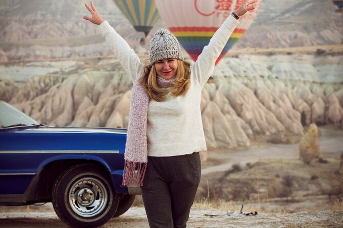 Cappadocia Private Balloon Watching Tour - Stop 2 in Cavuşin: Following the Balloons Over Green Valley Views