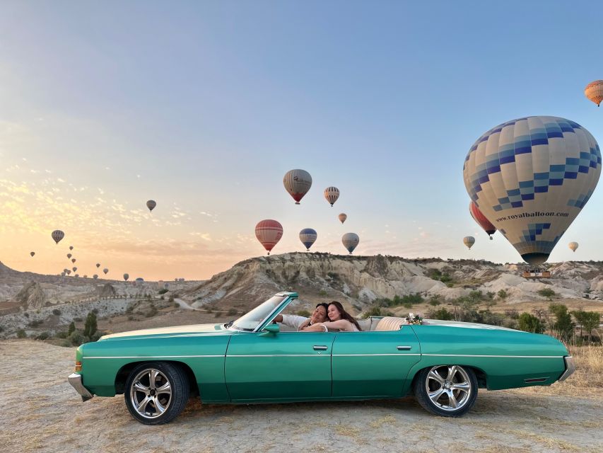 Cappadocia: Private Classic Car Trip with Photoshoot Option - Classic car plus pro posing in Cappadocia