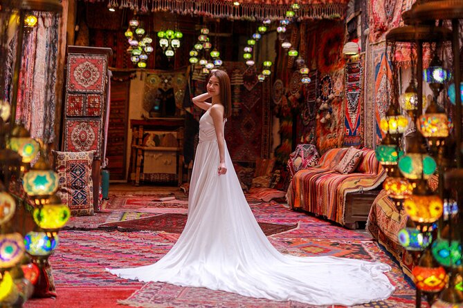 Cappadocia Private Photo Shoot with Flying Dress & Hotel Pickup - Flying Dress photo shoot: why it works better than a normal portrait
