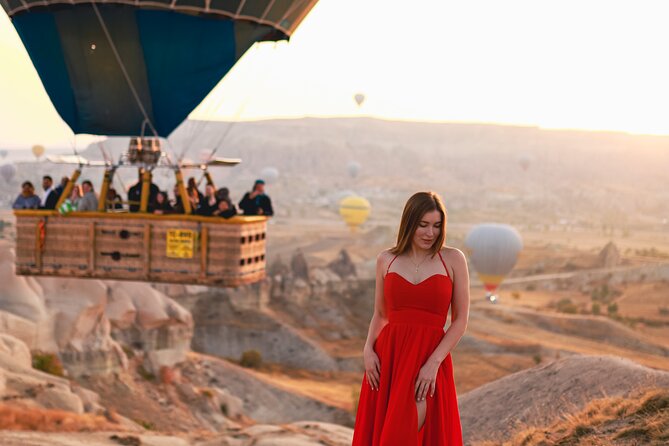 Cappadocia Private Photo Shoot with Flying Dress & Hotel Pickup - About the photos: what 150 to 200 shots means in real life