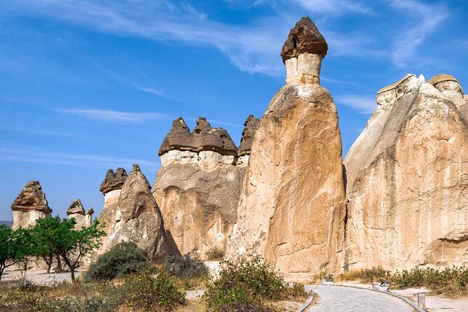 Cappadocia Red & Green Tour in One Day Guided By A Local Expert - Paşabağları and Pasabag fairy chimneys: the “multiple caps” moment