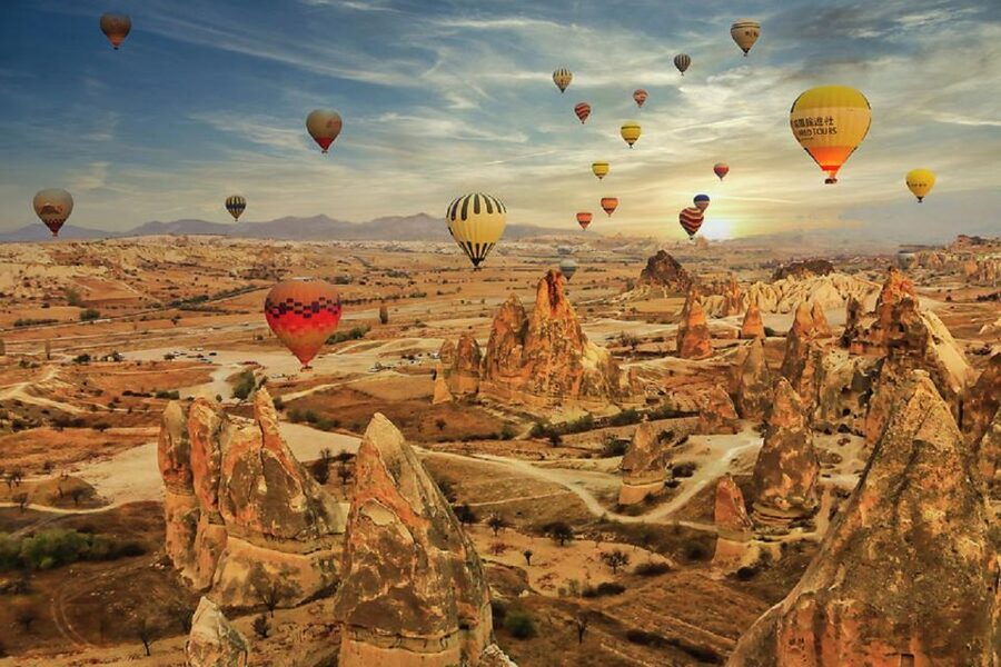 Cappadocia: Red Tour and Sunrise Balloon Tour - Pashabagi Monks Valley: Three-Headed Pinnacles and Fairy-Chimney Stages