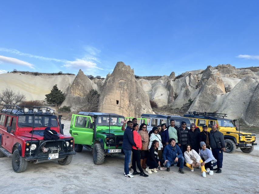 Cappadocia: Scenic Valley Tour in a Jeep - Üzengi Valley and Eagle Hill Point: Jogging Roads, Off-Road Energy, Champagne