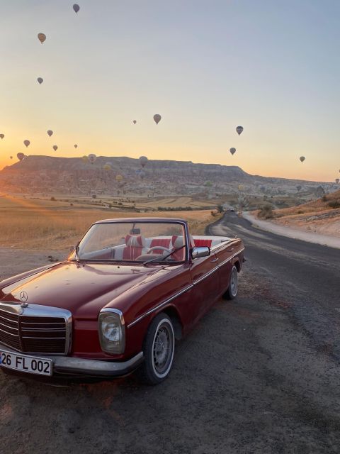 Cappadocia: Sunrise, Day Tour & Sunset Classic Car Tour - Key points to know before you go