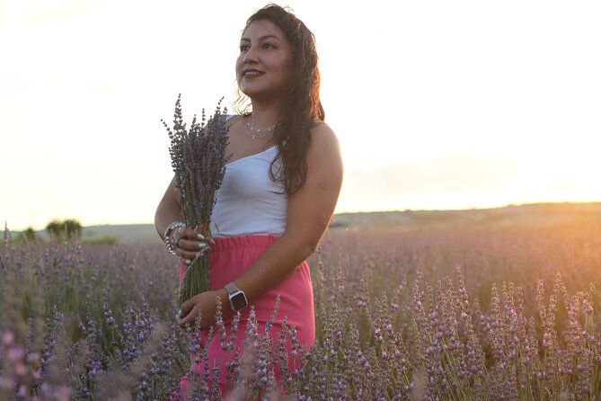 Cappadocia Sunset Lavender Farm Tour w/Wine - Step into the Kapadokya lavender gardens at golden hour