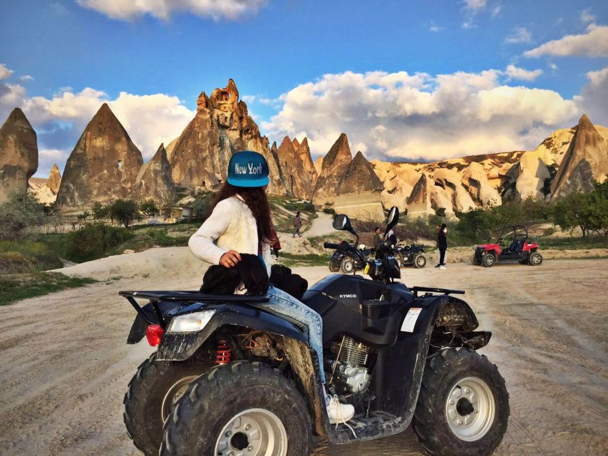 Cappadocia: Sunset Quad Bike Tour - Rose Valley at the finish: where the skyline turns orange and gold