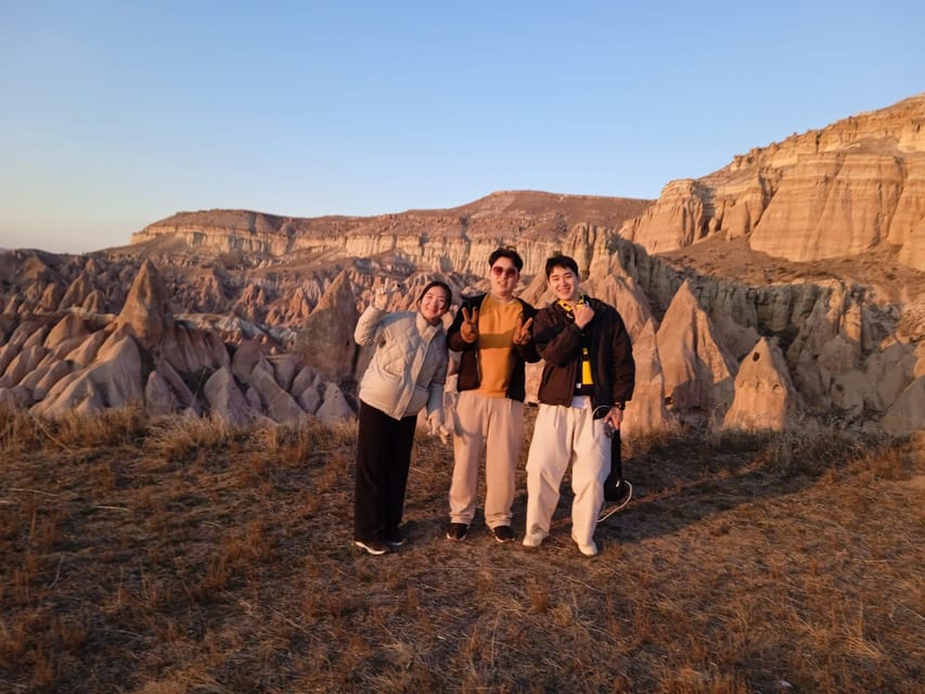 Cappadocia: Sunset Rose Valley Hiking Tour - The Meet-Up, The Ride In, and The Sunset Clock