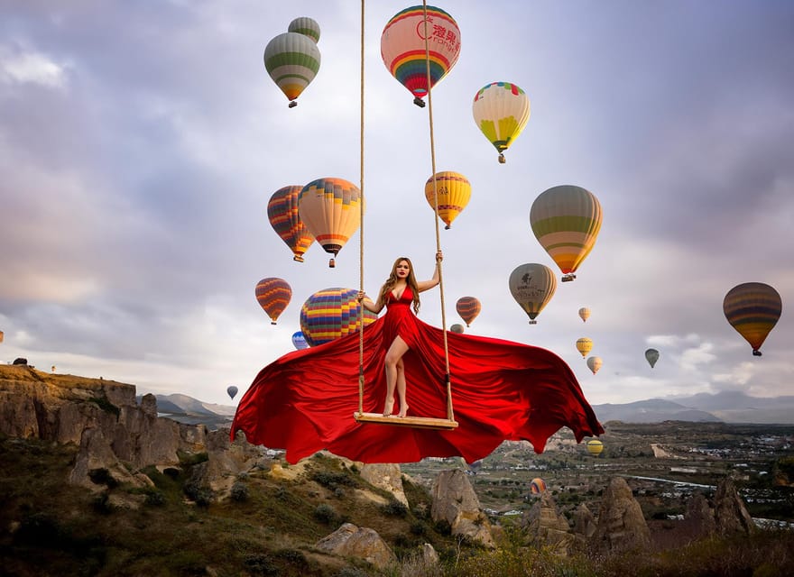 Cappadocia: Taking photo with Swing at hot air balloon view - Price check: is $803 per person worth paying for?