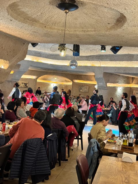 Cappadocia Turkish Night wTransfer,Dinner &Unlimited Drinks - Dinner in a cave: meze platters, a main course choice, and vegan options