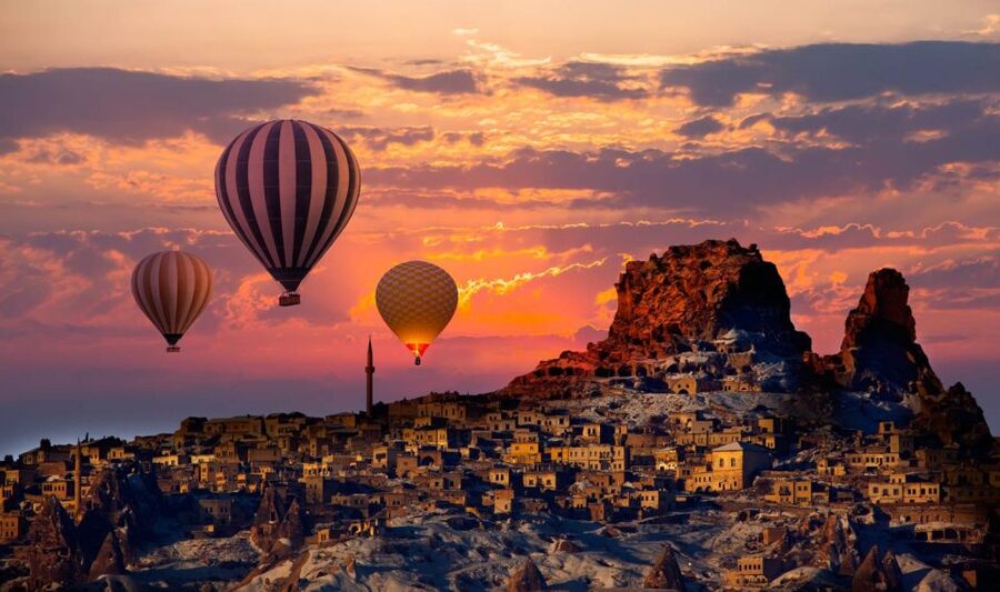 City of Side: 2-Day Cappadocia, Cave Hotel, & Balloon Tour - Day 2 dawn balloons: the most famous moment, with real weather risk