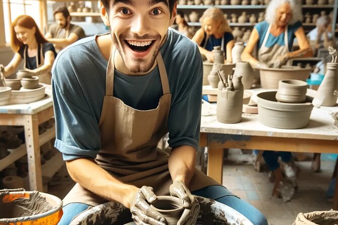 Crafting Clay: A Journey into Pottery Artistry - Clay, Coffee, and a Kick Wheel in Avanos