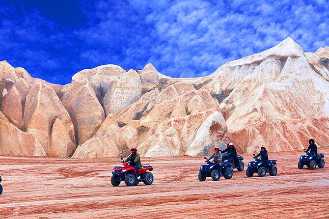 Deal Package : Cappadocia Red Tour + ATV Quad Bike Safari + Hot Air Balloon Tour - Ürgüp’s fairy chimney view and the ATV safari in “moon paths”