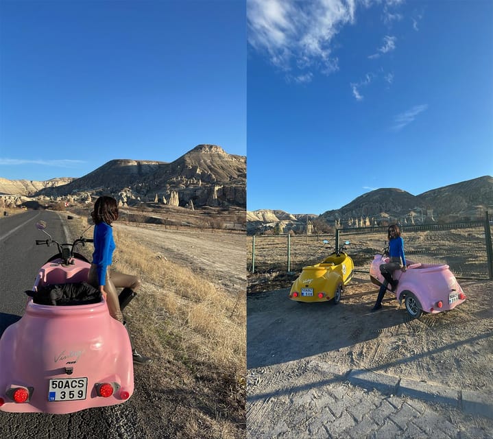 From Göreme: Cappadocia Electric Trike Tour - Çavuşin village (about 1.5 hours): old houses, rock churches, and dovecotes