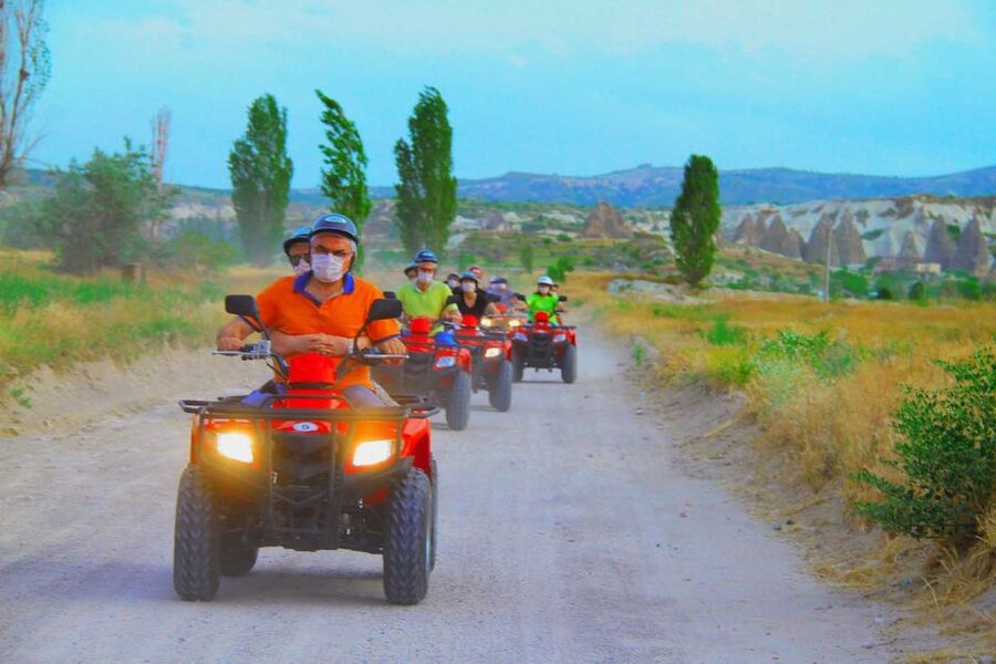 From Göreme: Cappadocia Valleys at Sunset ATV Tour - Love Valley: 30 minutes of canyon-style ATV fun