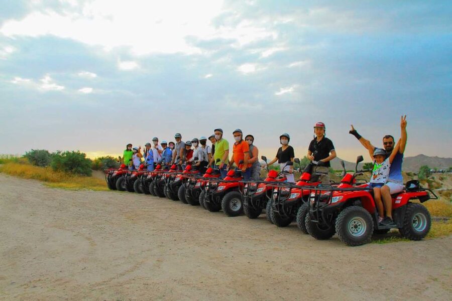 From Göreme: Cappadocia Valleys at Sunset ATV Tour - How the ATV setup works (and who can ride)