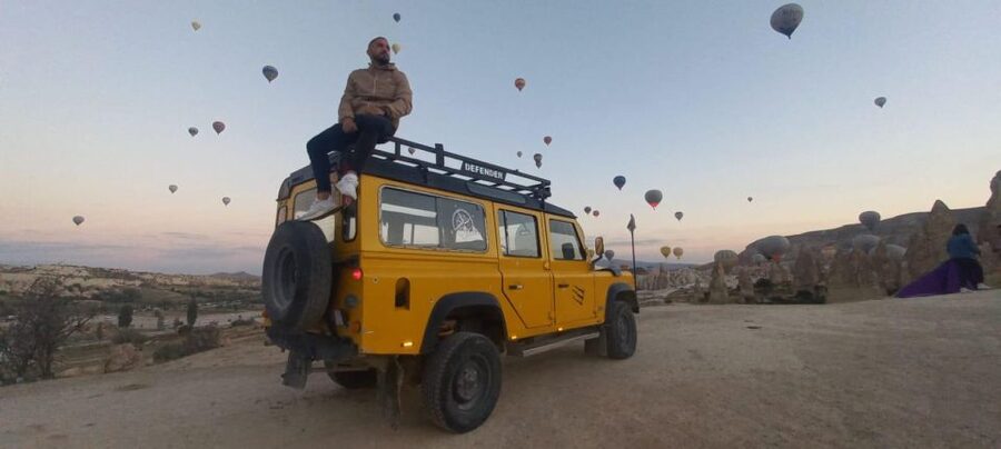 From Göreme/Ürgüp: Cappadocia Jeep Safari Sunrise or Sunset - Balloons at dawn, what to expect and what can go sideways