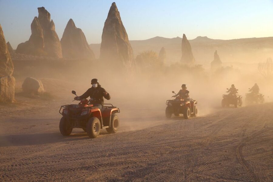 From Ürgüp/Göreme: Cappadocia Sunrise or Sunset Quad Tour - Red Valley: your first taste of Cappadocia’s rock formations