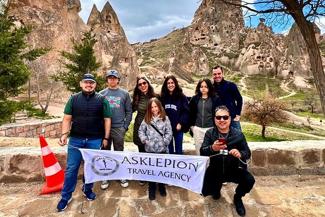 Full-Day Professional Guided Cappadocia Red Tour with Lunch - Pigeon Valley photos, then Uçhisar Castle panoramas
