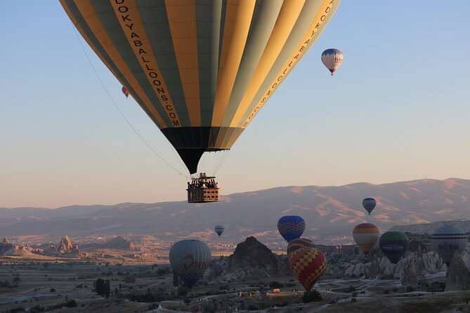 Hot Air Balloon Flight in Cappadocia with Champagne - Floating Above Love Valley, Rose Valley, and Sword Valley