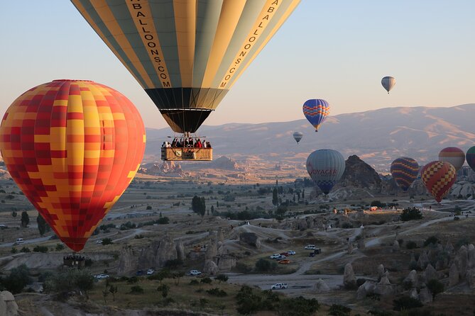 Hot Air Balloon Flight in Cappadocia with Champagne - Catch the Uchisar Castle View and Göreme Cave Hotels
