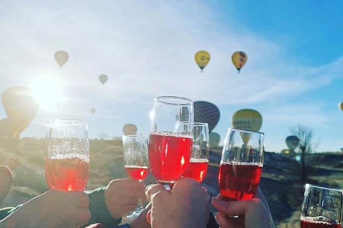 Hot Air Balloon Ride Cappadocia Goreme & Champagne party - Goreme National Park flights, fairy chimneys, and your 1-hour sky window